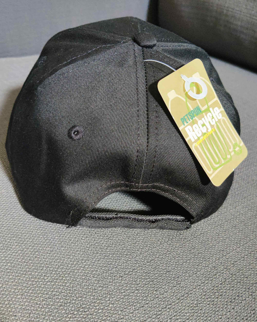 Black Acousterisk Logo Hat Back