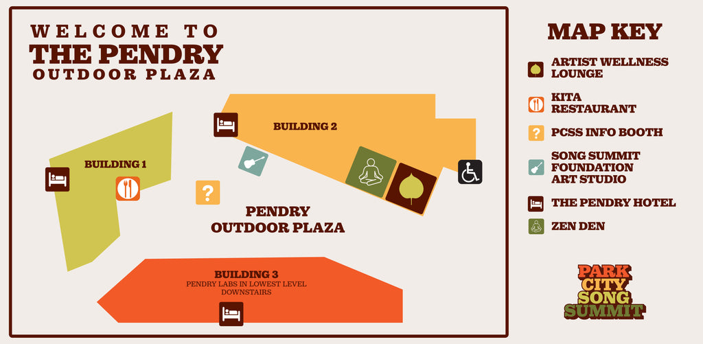 Pendry Plaze Artists Map